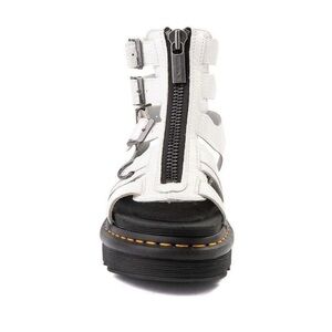 OLSON TUMBLED NUBUCK LEATHER GLADIATOR ZIP SANDALS